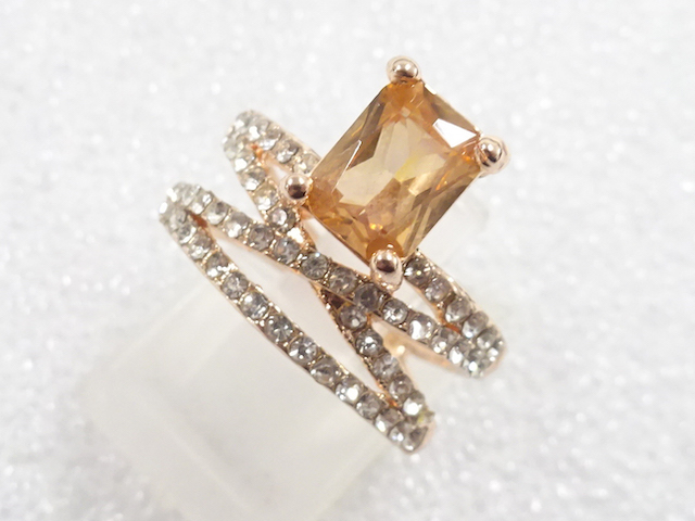 COLORED STONE FASHION RING / JP SIZE 11